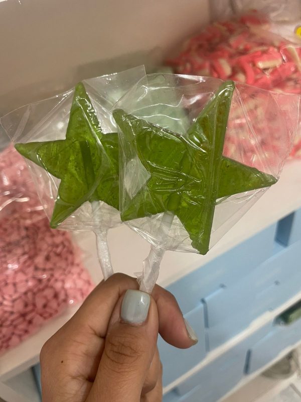 CHUPALETA ESTRELLA VERDE