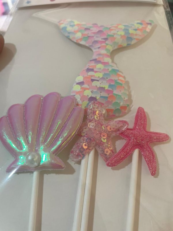 TOPPER DE TORTA SIRENA - Imagen 4