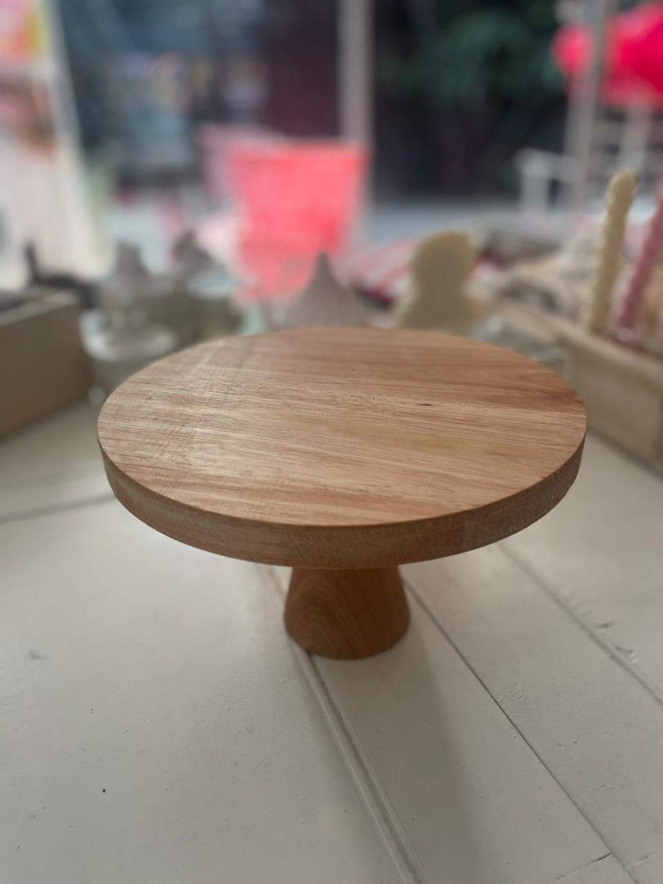 ALZADAS DE MADERA REDONDA 14CM
