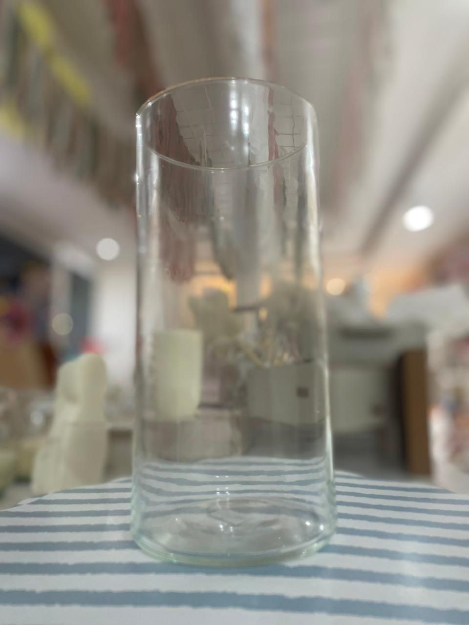 FRASCO DE VIDRIO CILINDRO 25 CM
