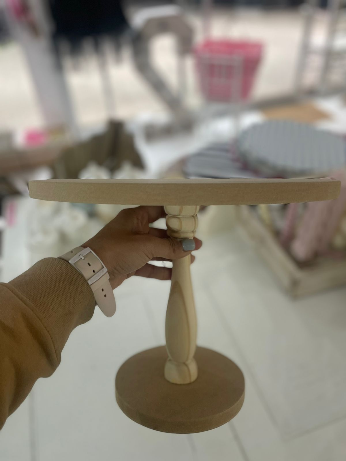 ALZADA  DE FIBROFACIL REDONDA 25CM