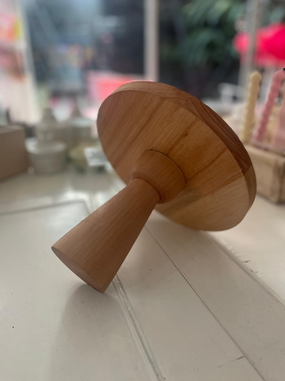 ALZADAS DE MADERA REDONDA 17CM
