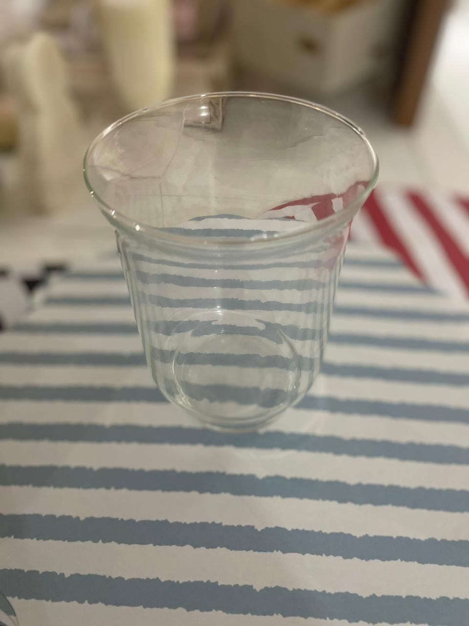 FRASCO DE VIDRIO GRIEGO