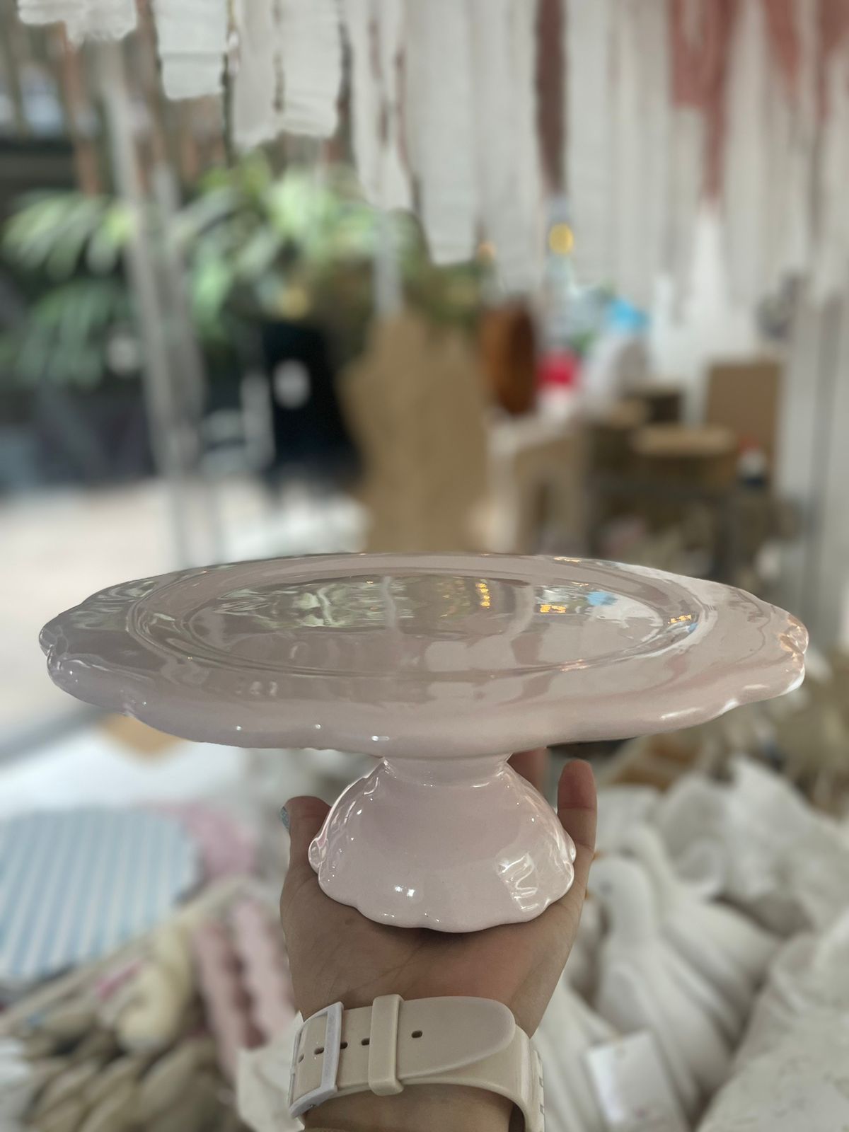 ALZADA DE CERÁMICA ROSA