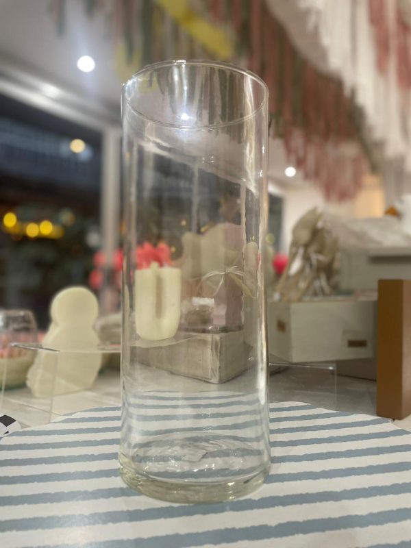 FRASCO DE VIDRIO CILINDRO 25 CM - Imagen 4