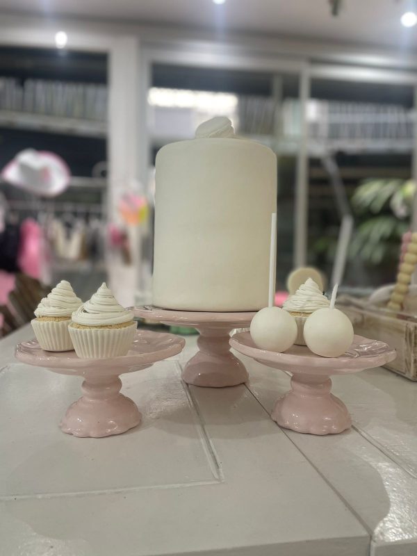 MINI ALZADA DE CERÁMICA  ROSA - Imagen 2