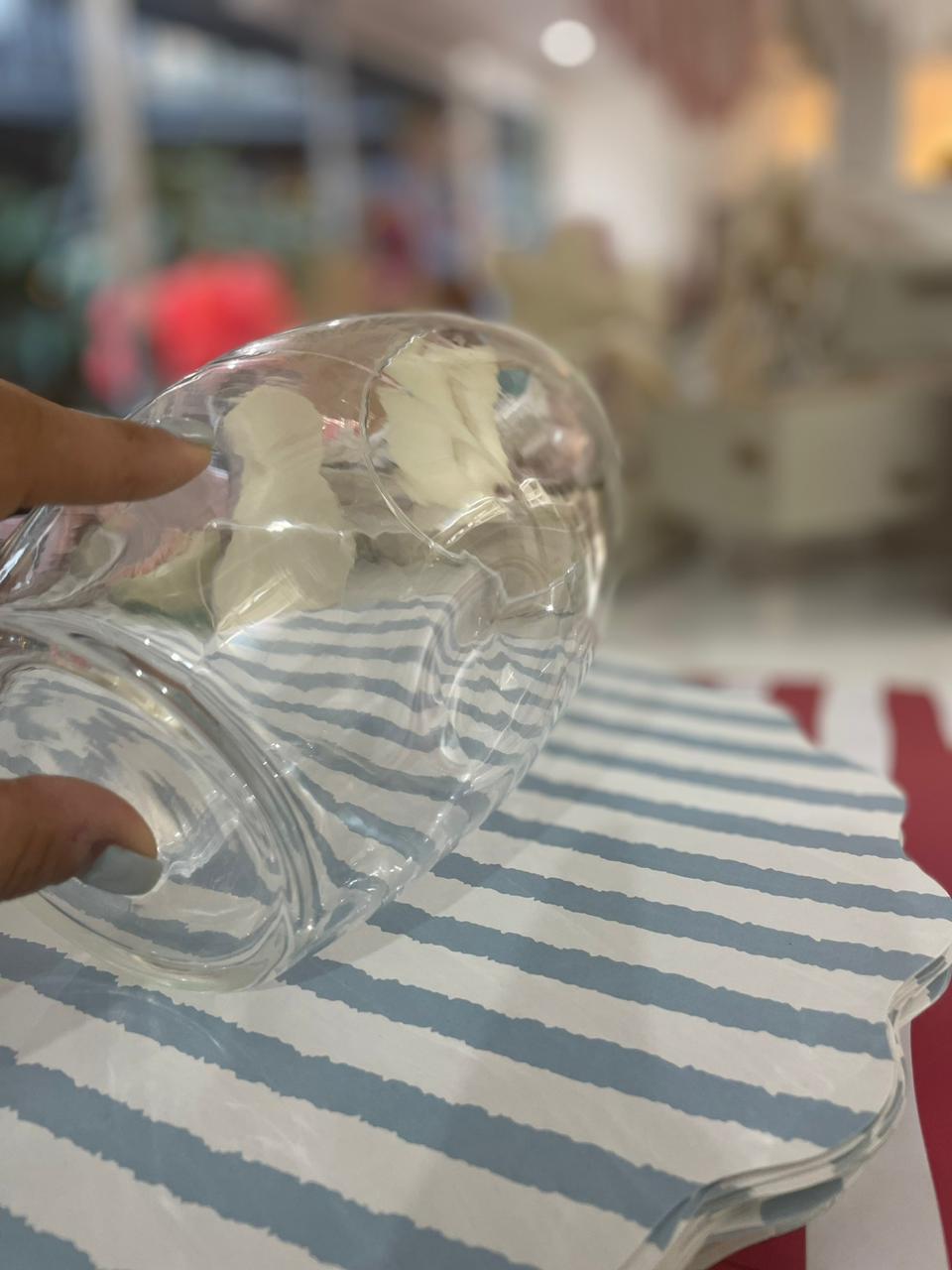 FRASCO DE VIDRIO AMORFO
