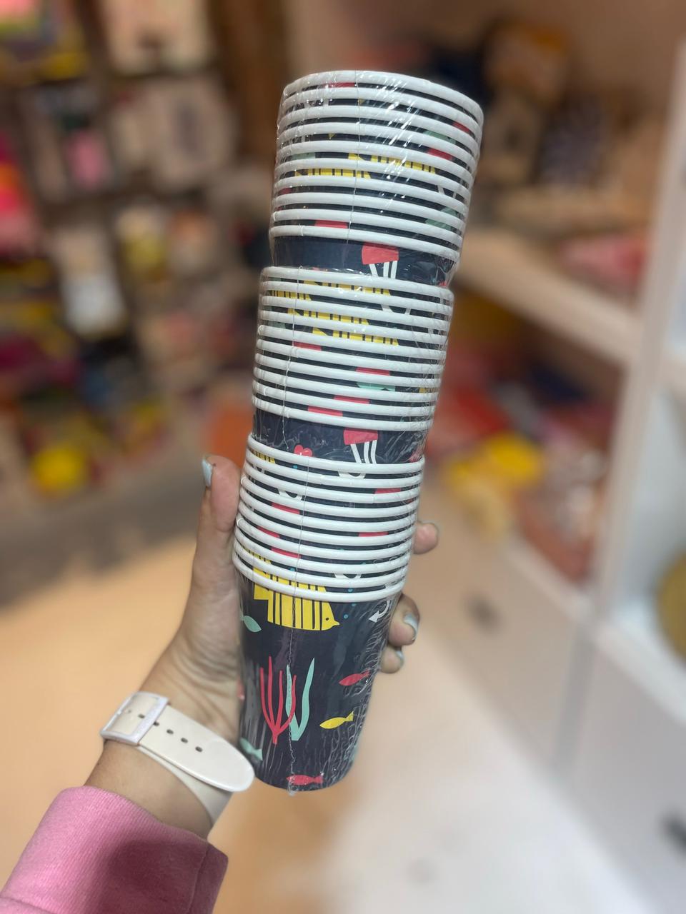 VASO DESCARTABLE  PECES