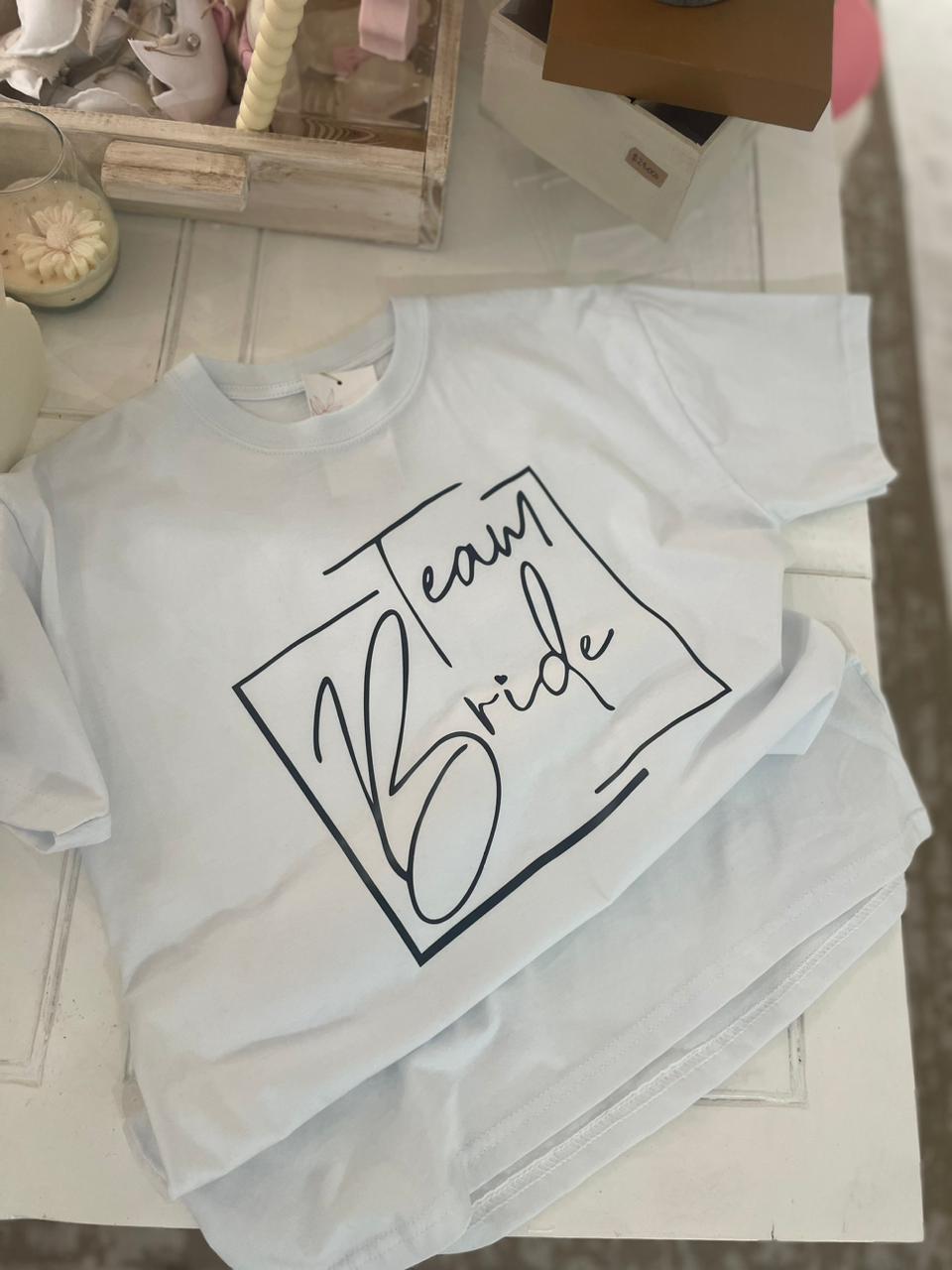REMERA TEAM BRIDE ESTAMPADA