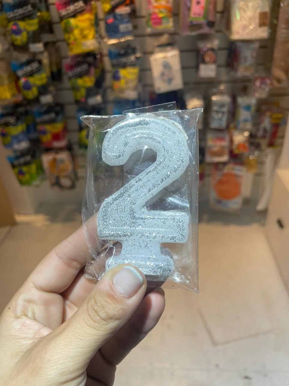 VELAS BLANCAS CON GIBRÉ NRO 2