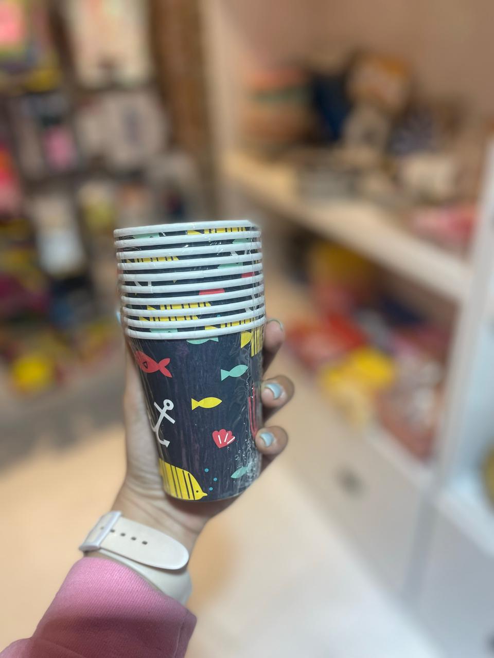 VASO DESCARTABLE  PECES