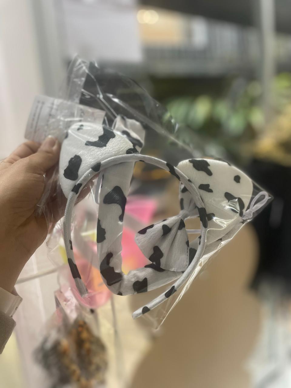 SET OREJAS DE  VACA