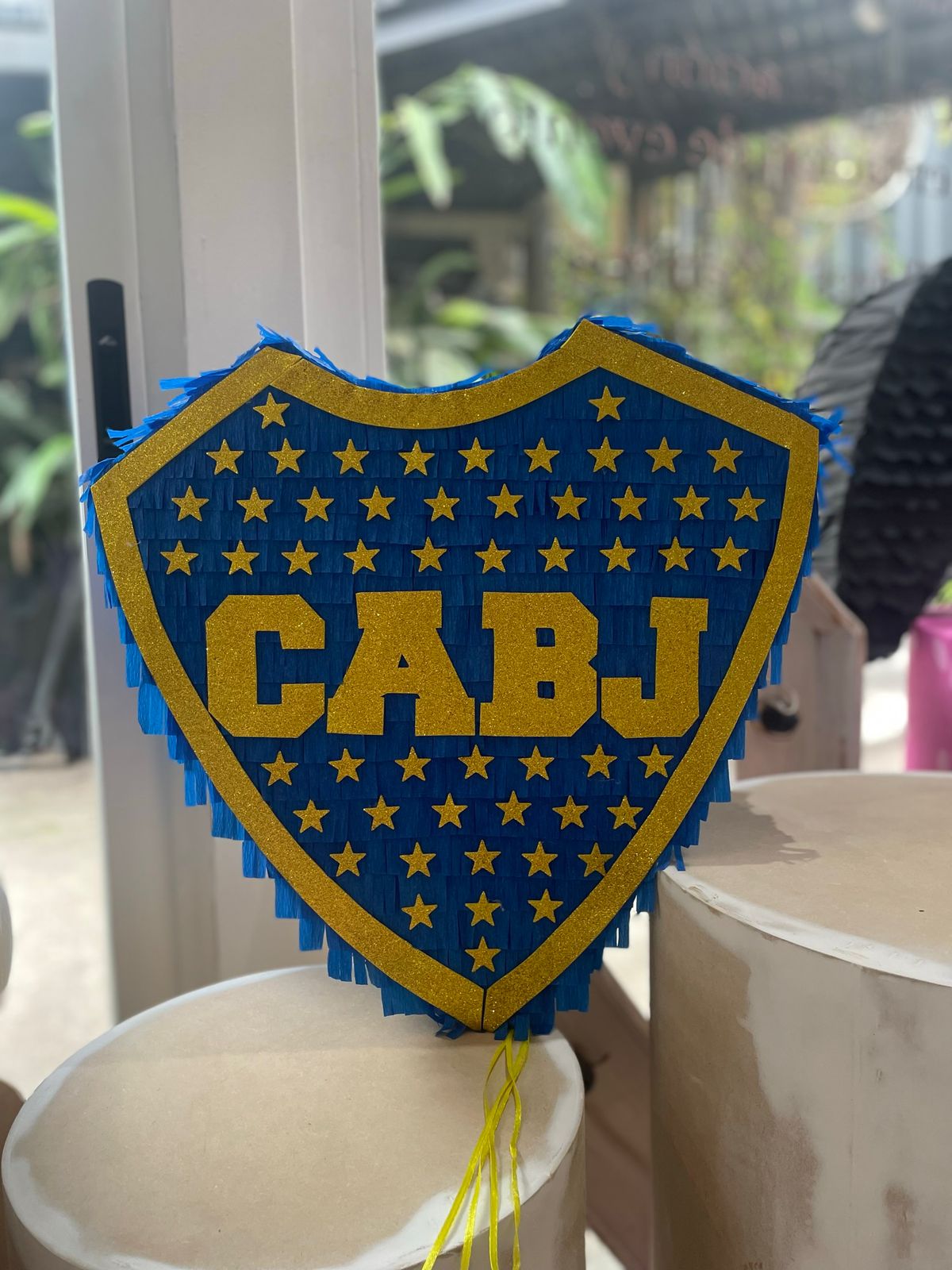 PIÑATA  ARTESANAL BOCA JUNIORS