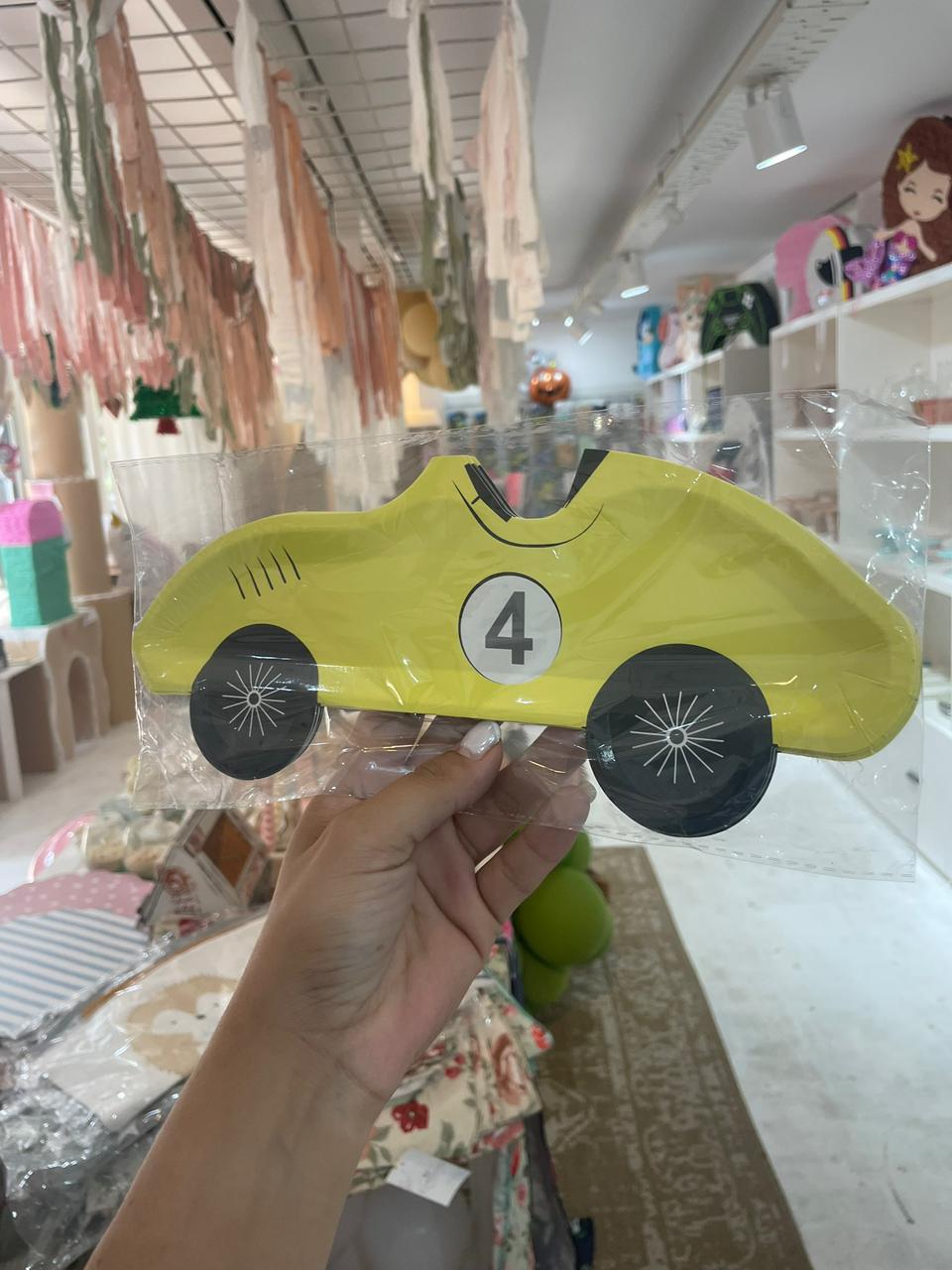 PLATO DESCARTABLE AUTO VINTAGE